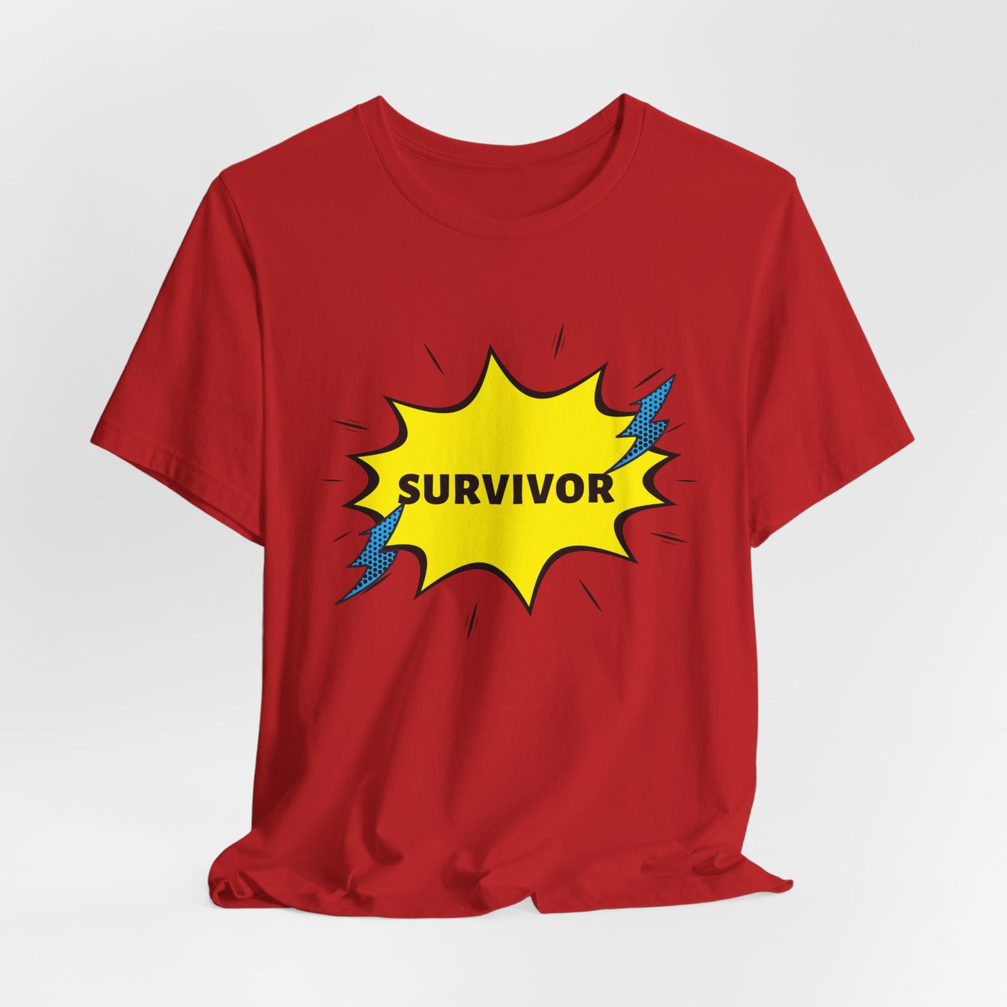 "Survivor" Jersey Short Sleeve Tee
