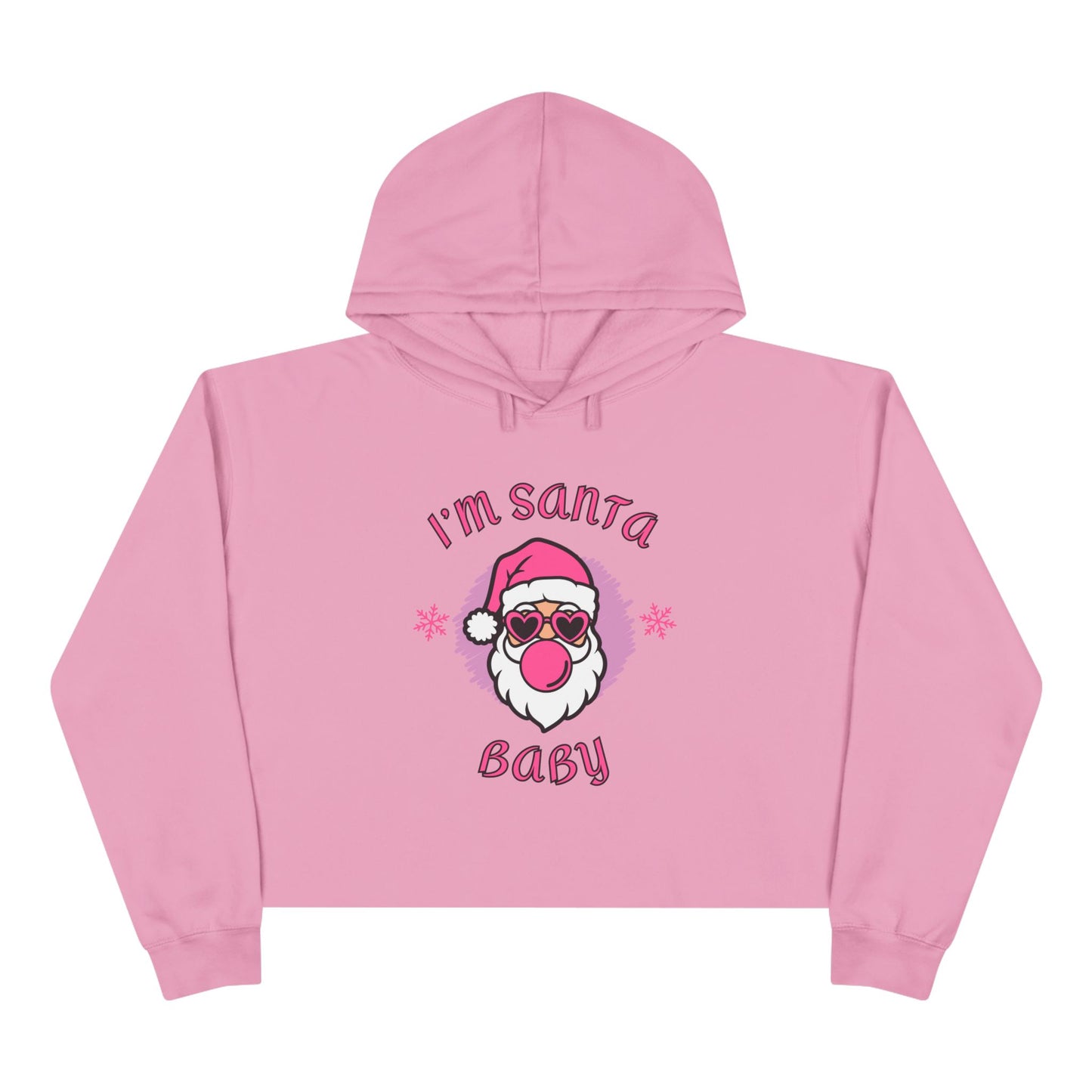 I'm Santa Baby Crop Hoodie