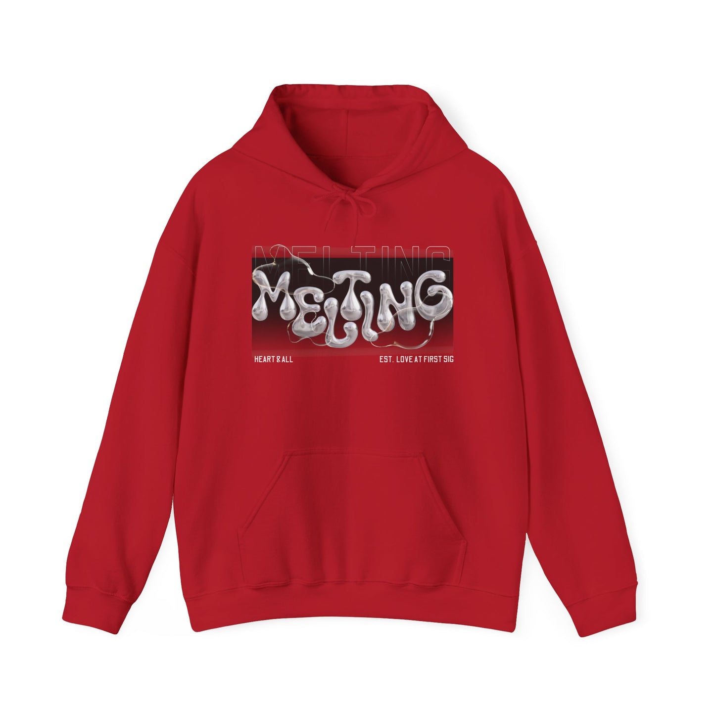 "Melting" Hooded Sweatshirt - Casual Streetwear