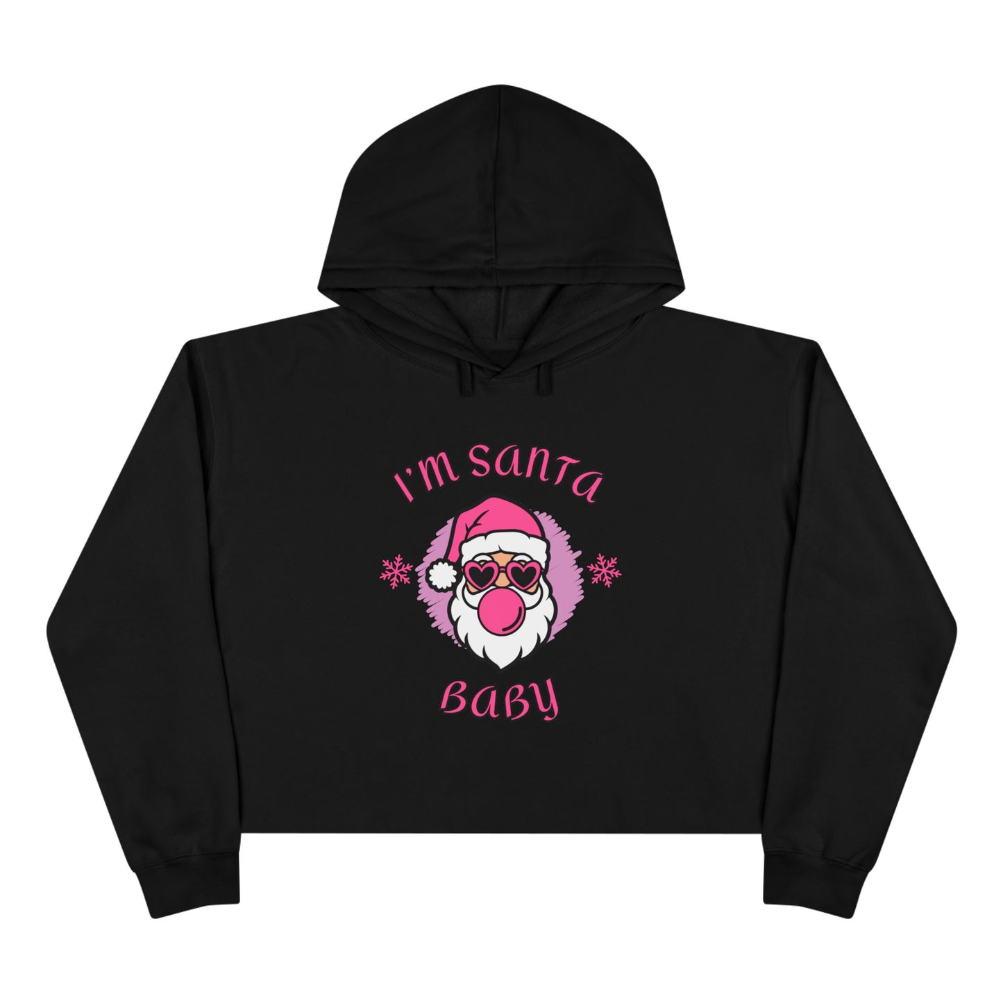 I'm Santa Baby Crop Hoodie