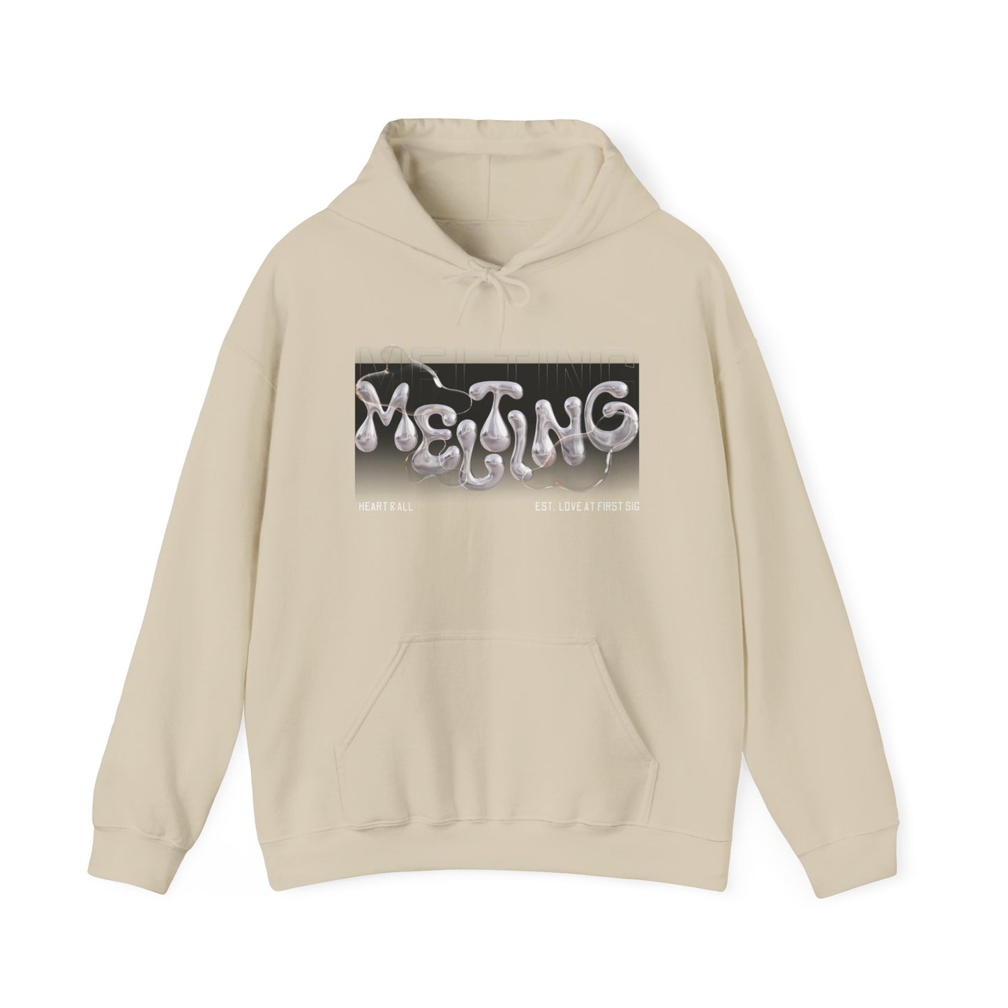 "Melting" Hooded Sweatshirt - Casual Streetwear