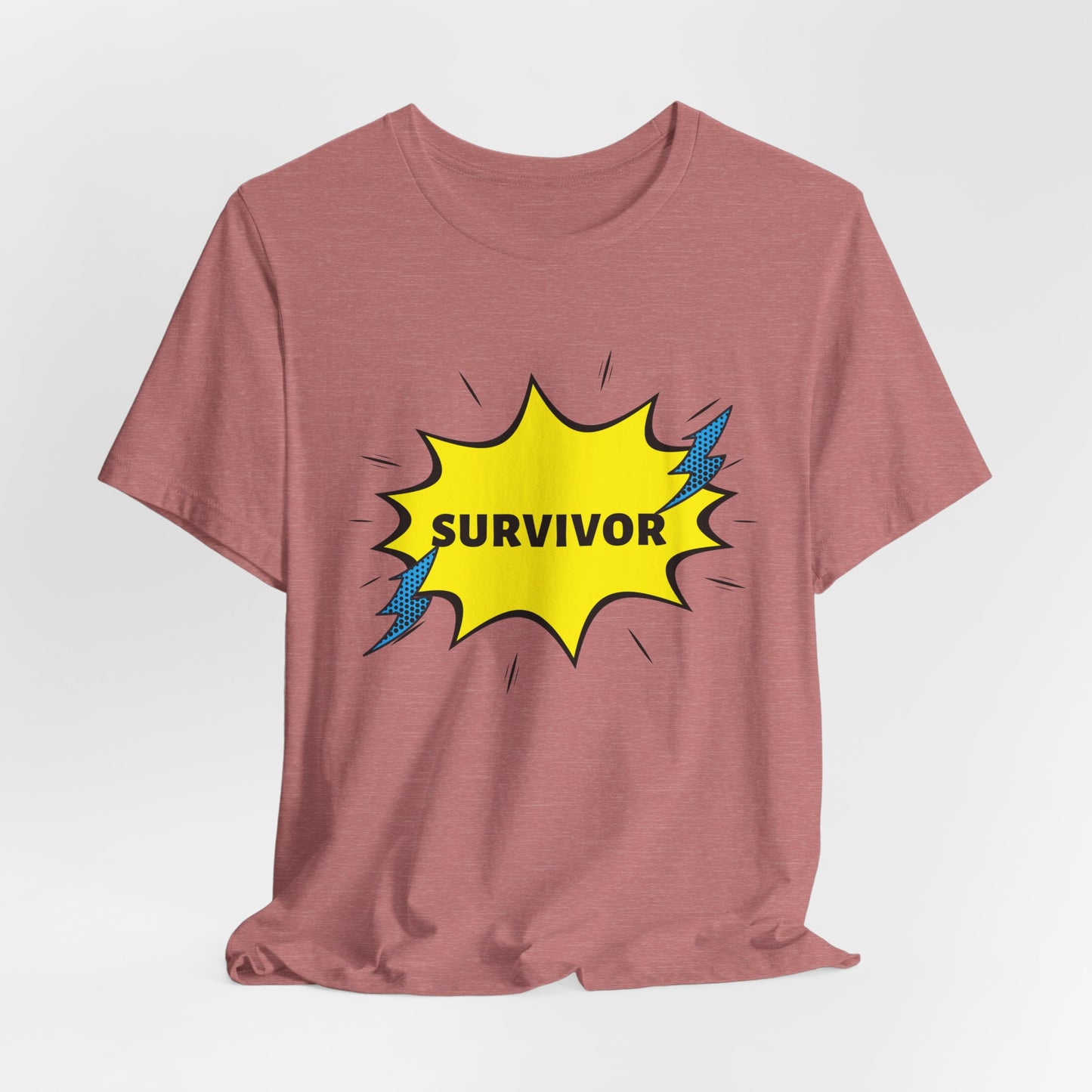 "Survivor" Jersey Short Sleeve Tee