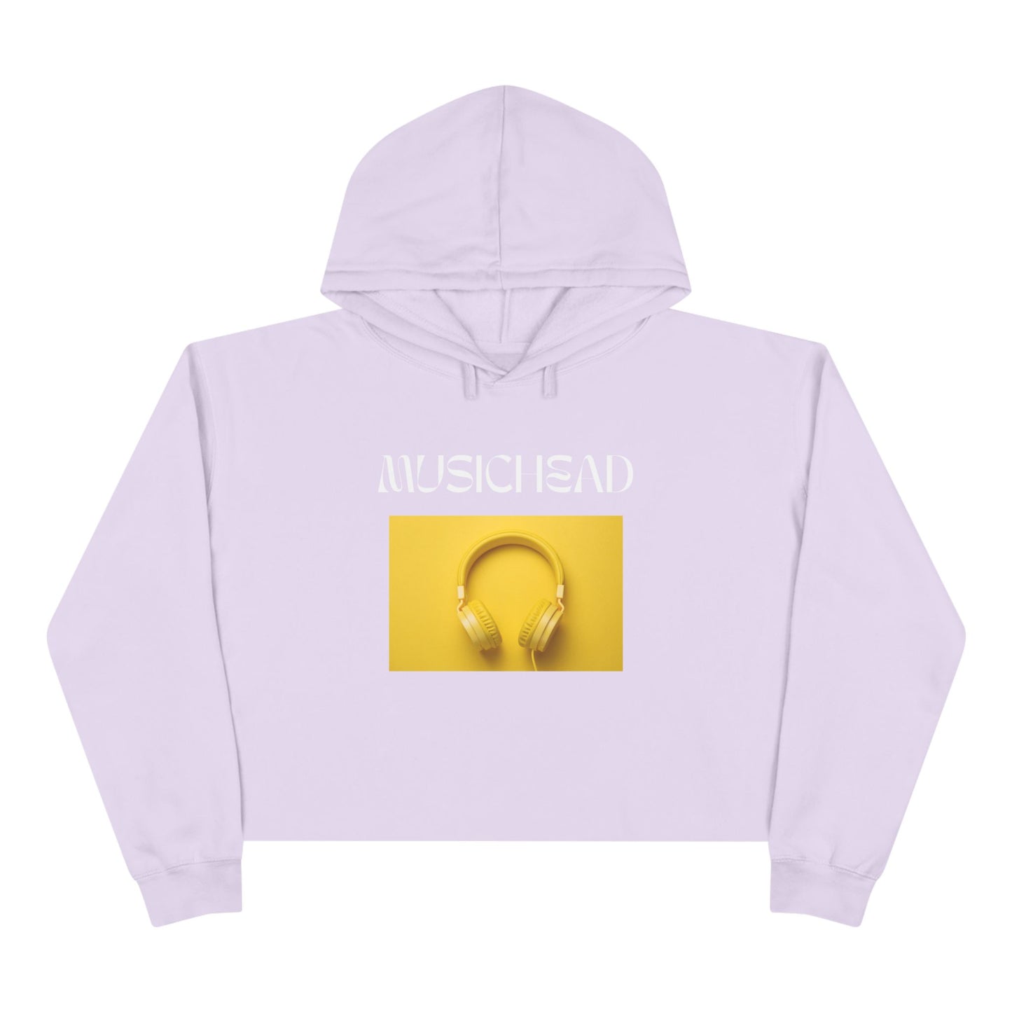 Musichead Crop Hoodie