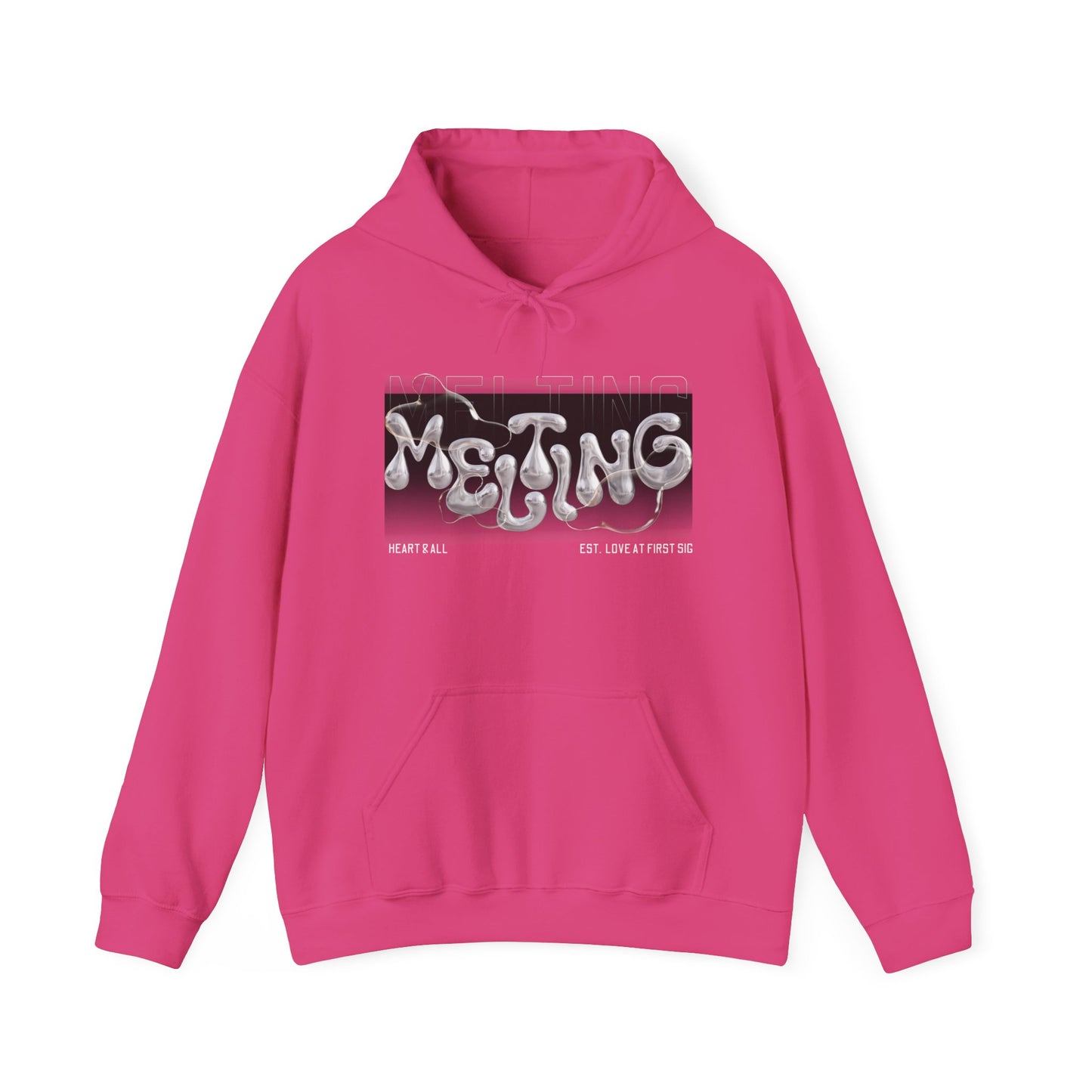"Melting" Hooded Sweatshirt - Casual Streetwear