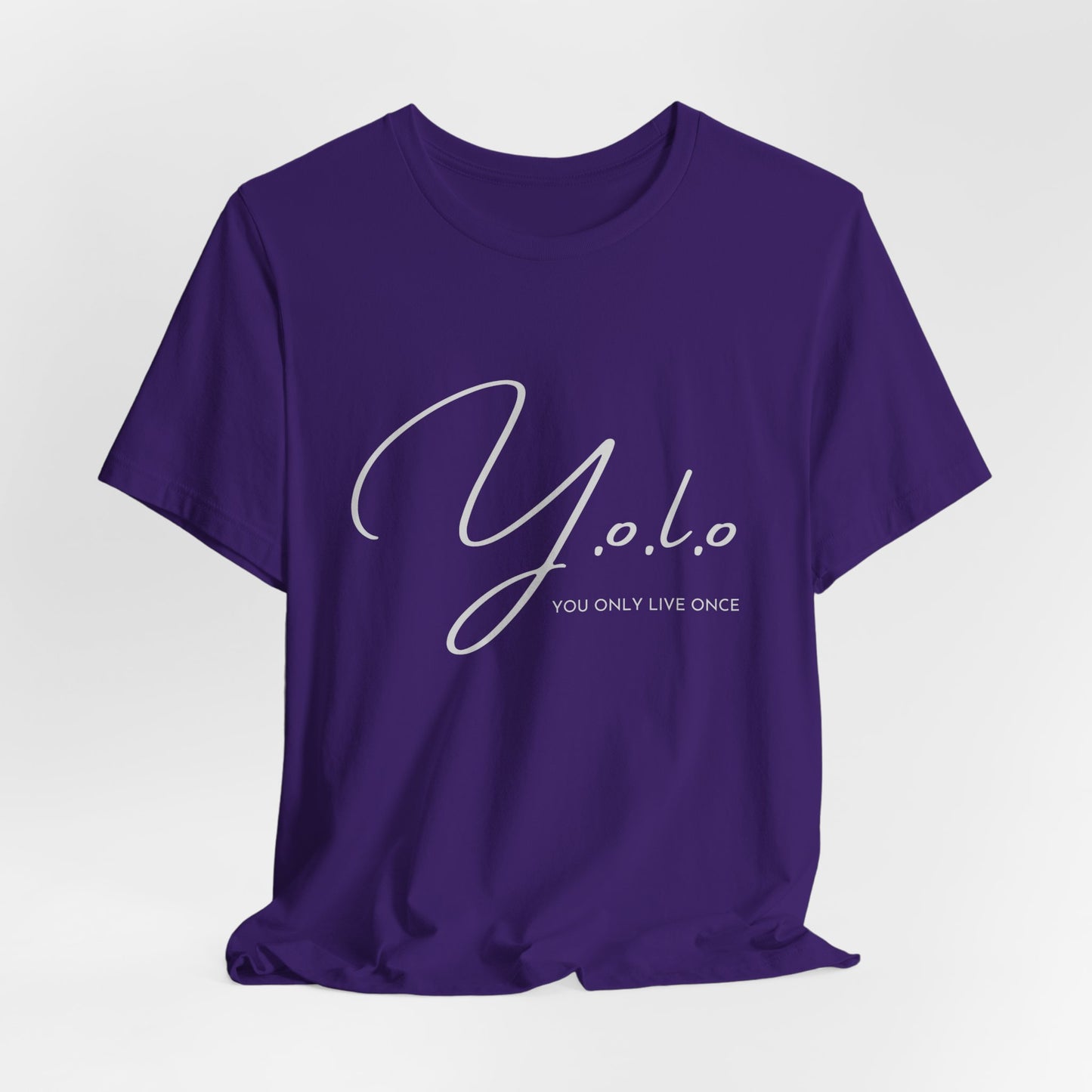"Y.o.l.o"  Jersey Short Sleeve Tee