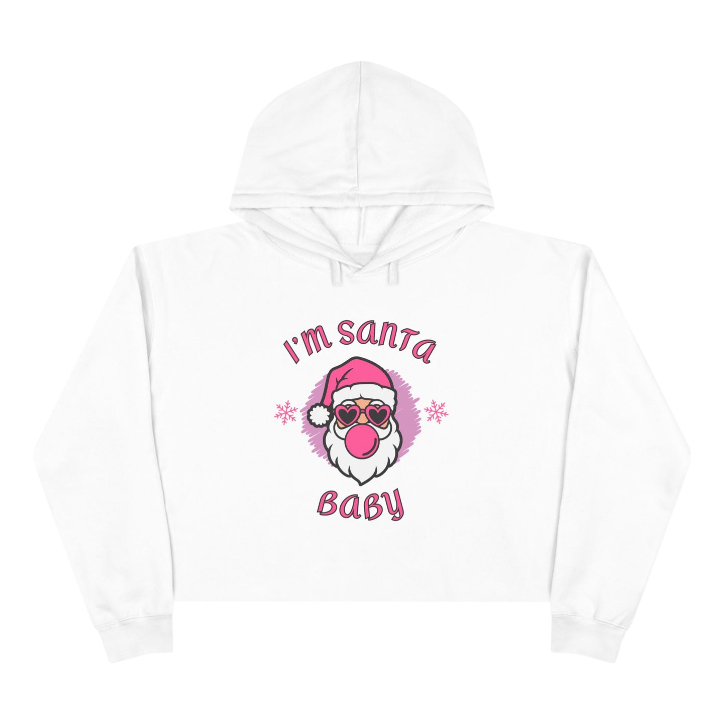 I'm Santa Baby Crop Hoodie