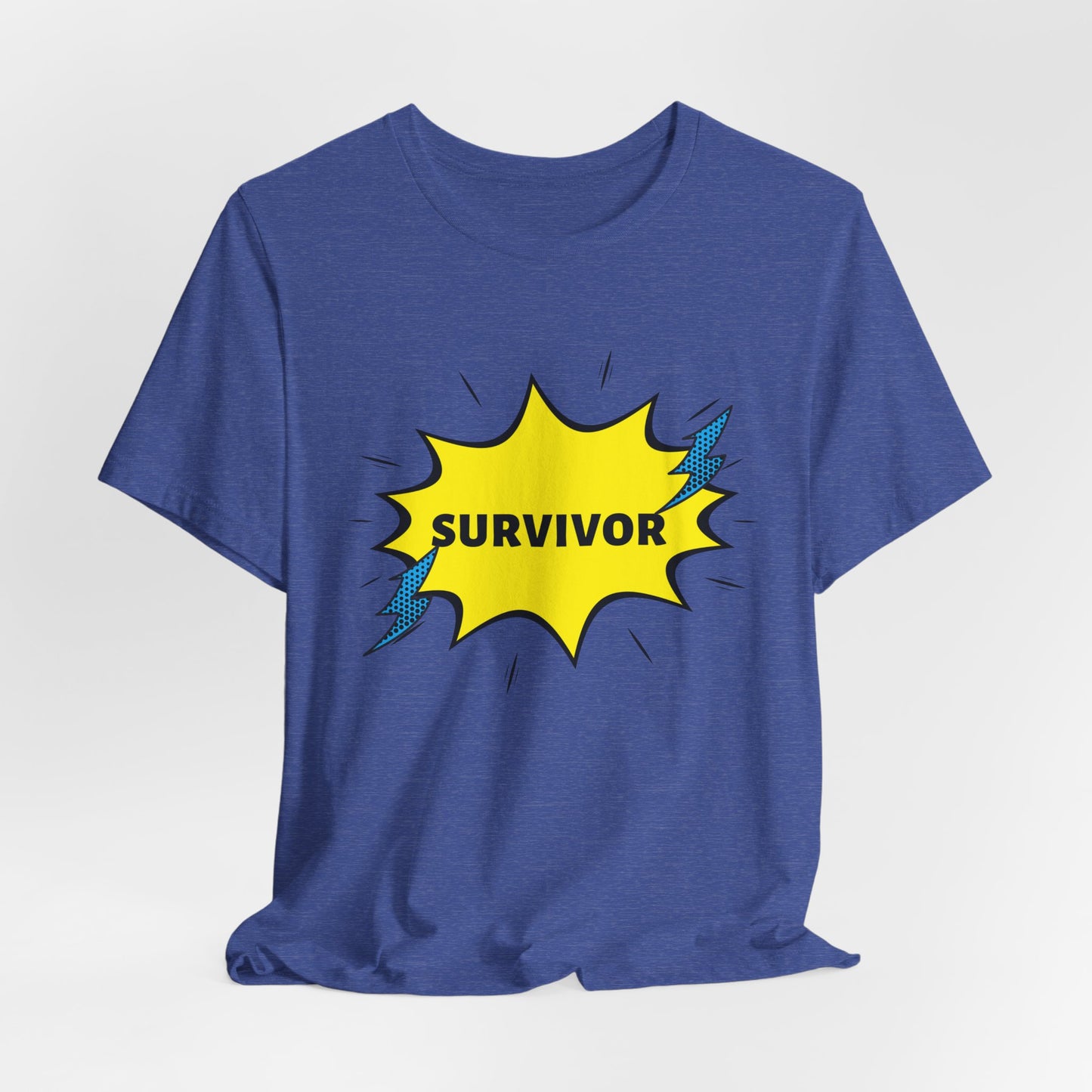 "Survivor" Jersey Short Sleeve Tee