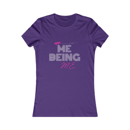 Me Being Me Fitted T-Shirt