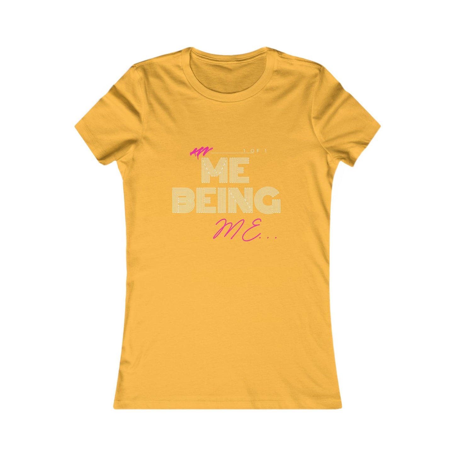 Me Being Me Fitted T-Shirt