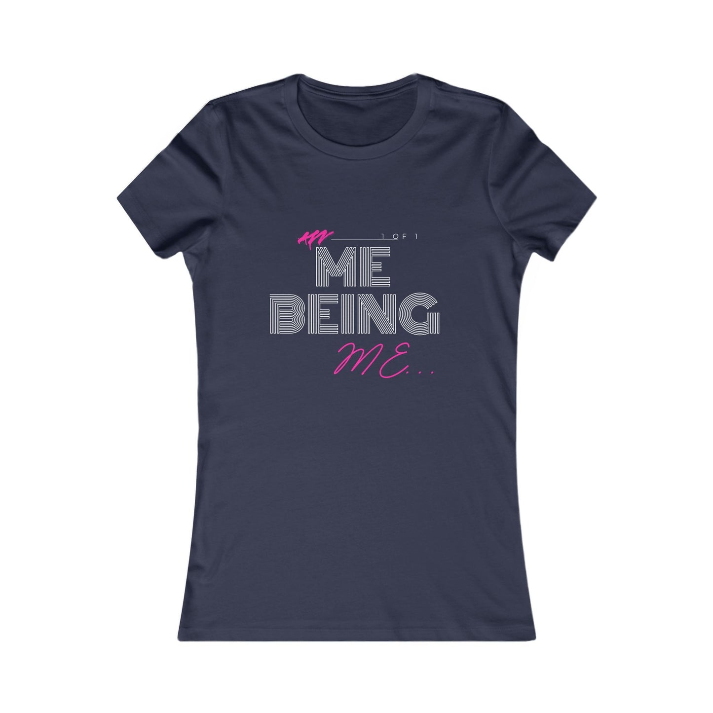 Me Being Me Fitted T-Shirt