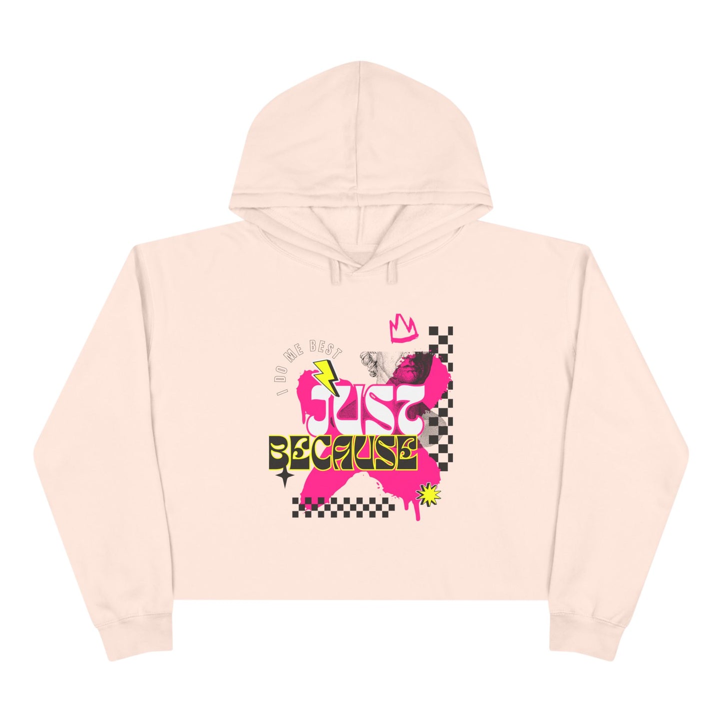 Just Because Crop Top Hoodie