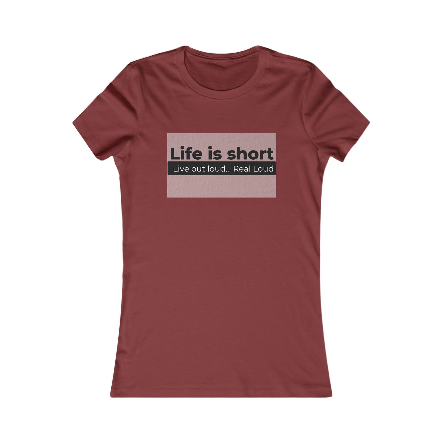 "Live Out Loud" - Women's Graphic Tee
