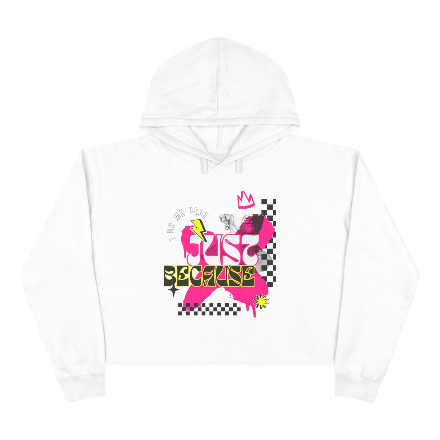 Just Because Crop Top Hoodie