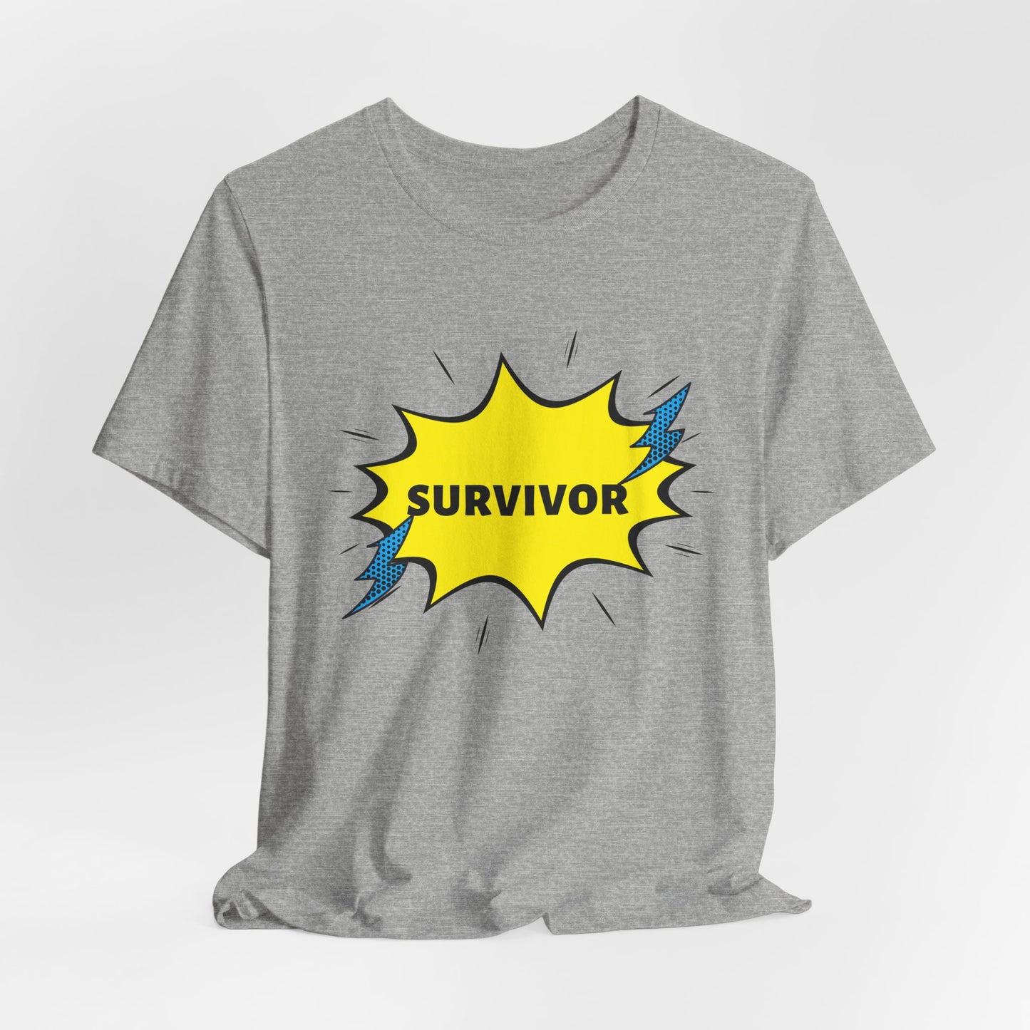 "Survivor" Jersey Short Sleeve Tee