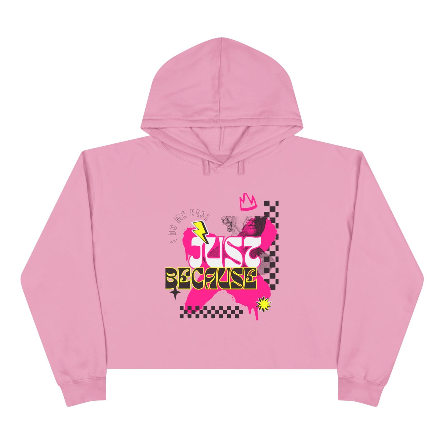 Just Because Crop Top Hoodie