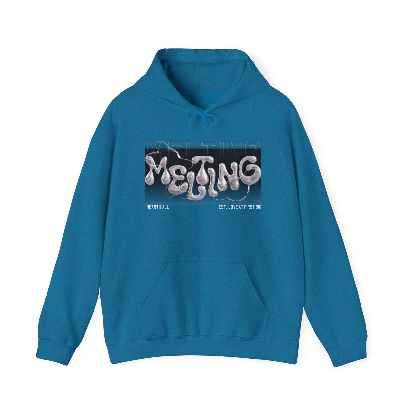 "Melting" Hooded Sweatshirt - Casual Streetwear