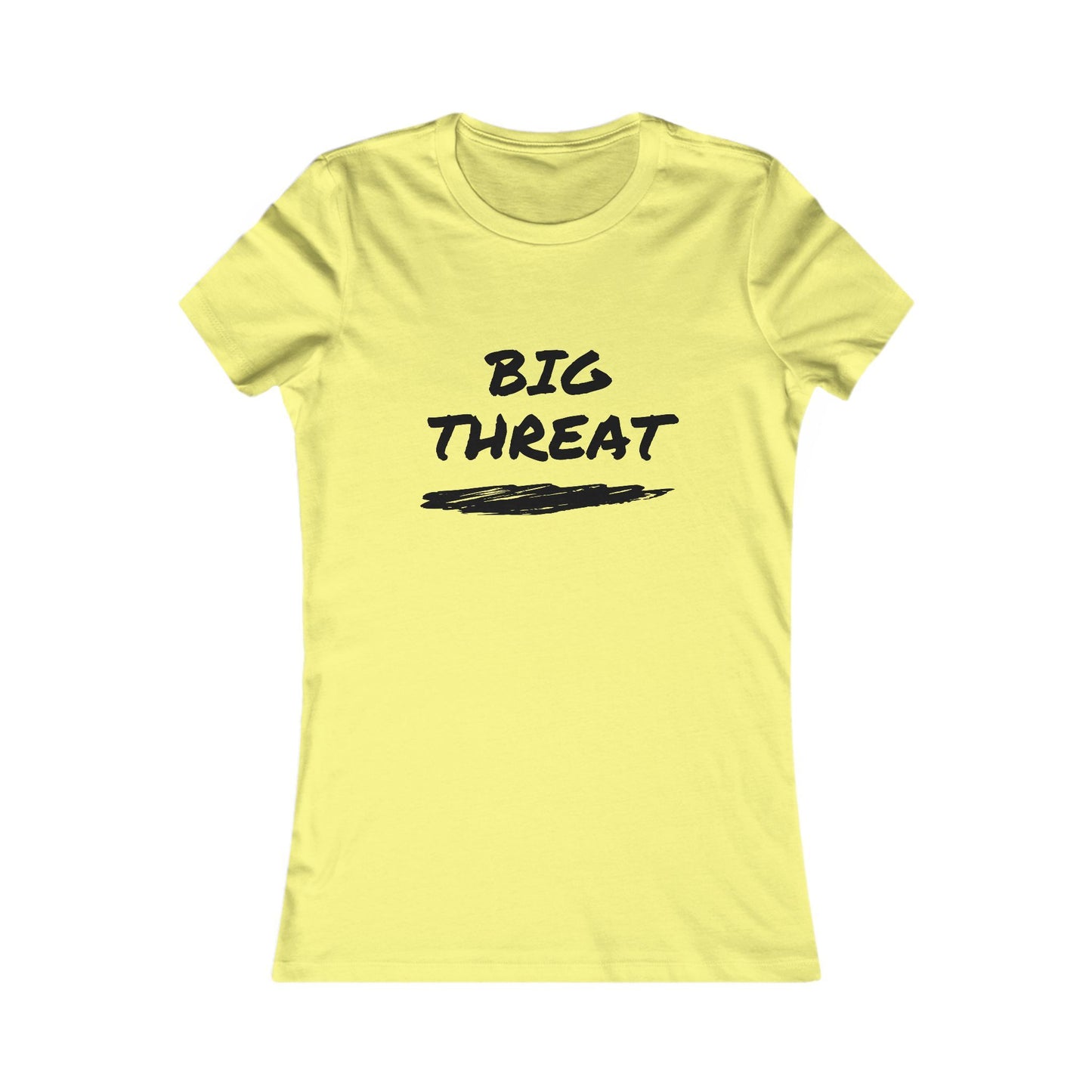 Big Threat Fitted T-Shirt