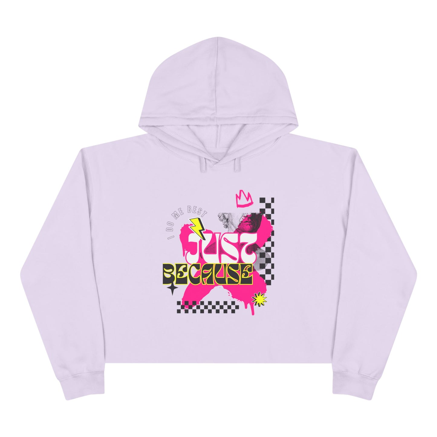 Just Because Crop Top Hoodie