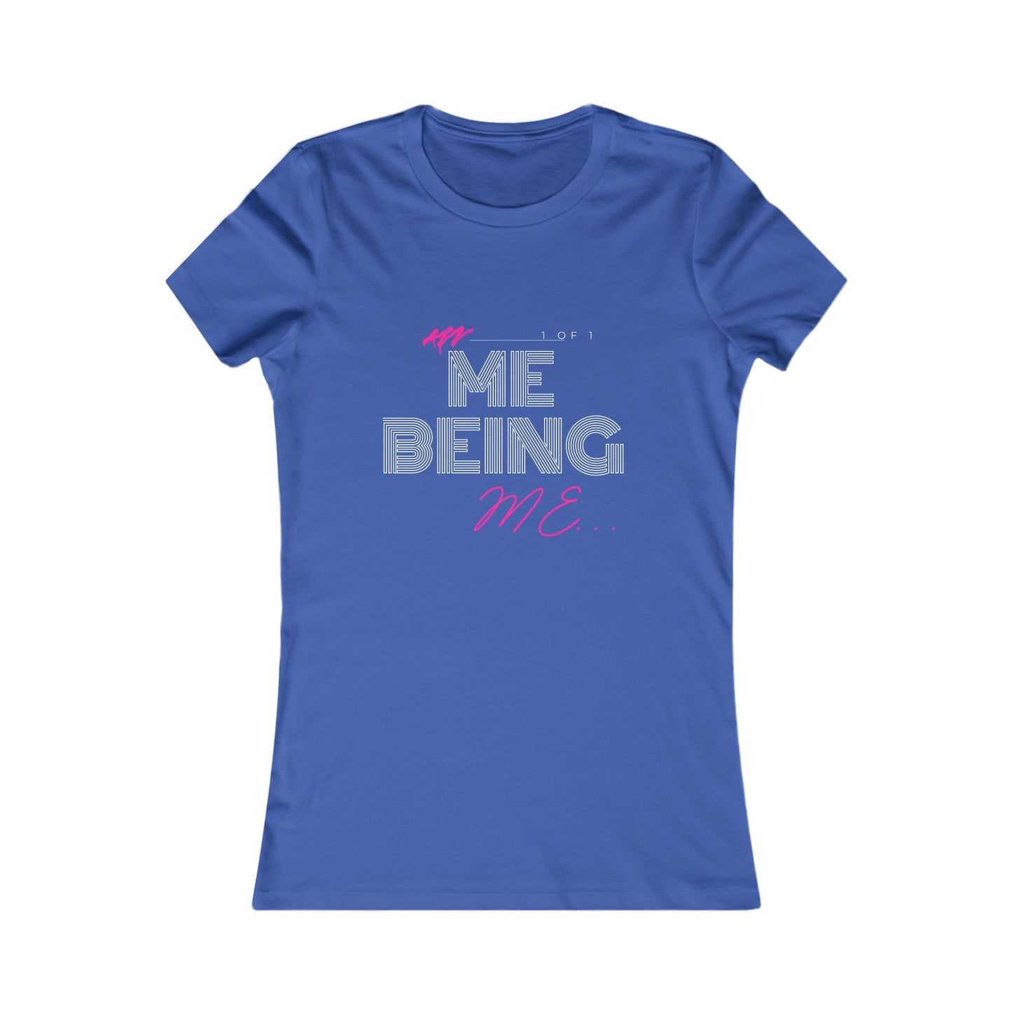 Me Being Me Fitted T-Shirt