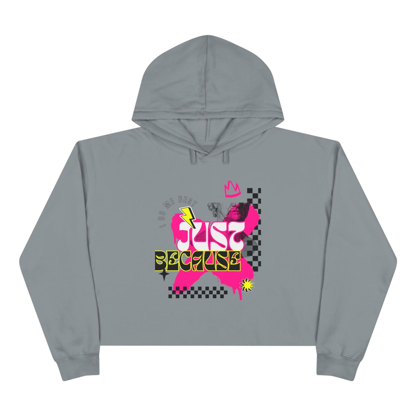 Just Because Crop Top Hoodie