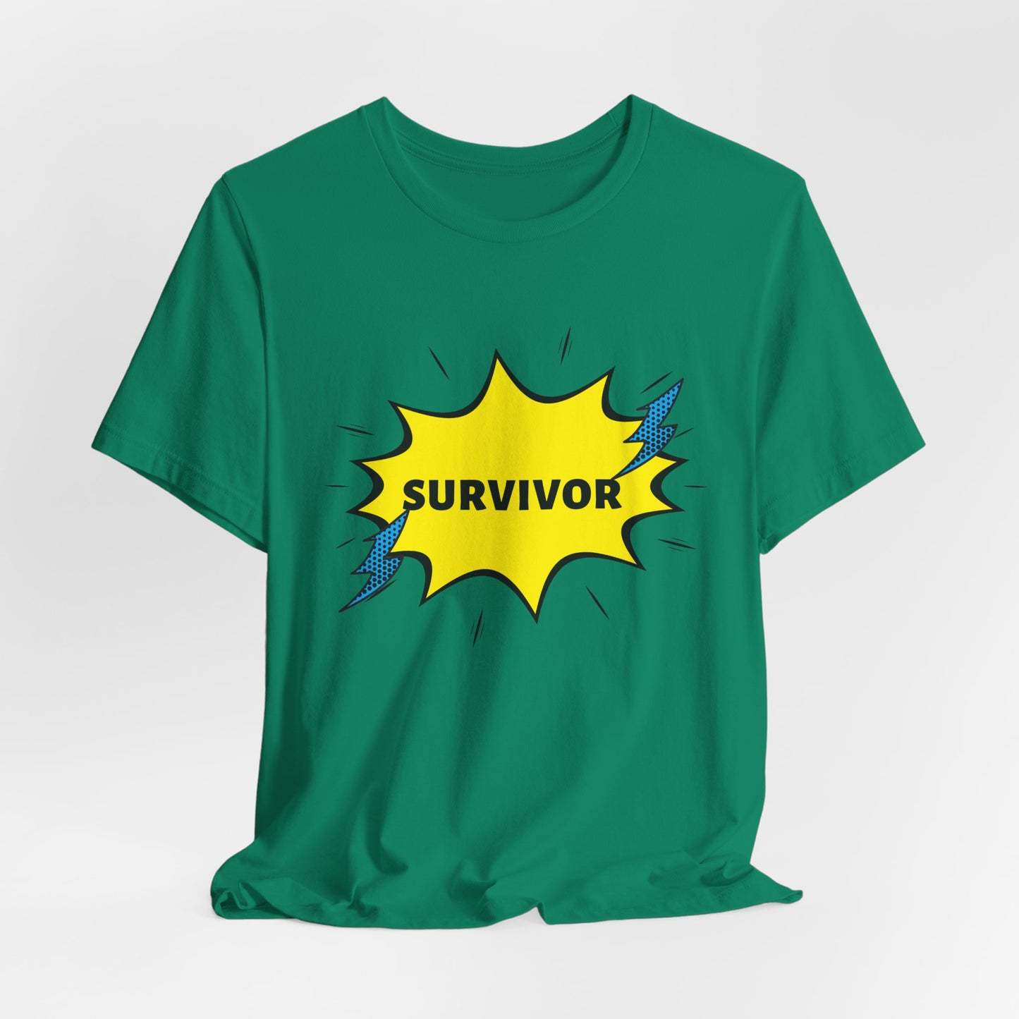 "Survivor" Jersey Short Sleeve Tee