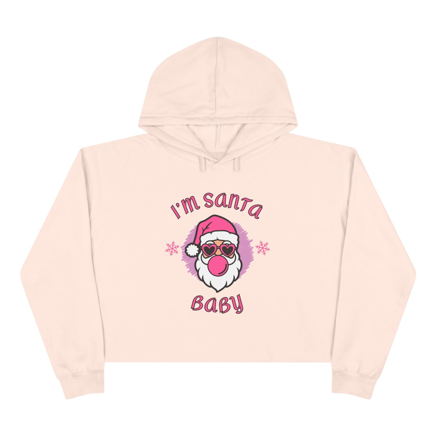I'm Santa Baby Crop Hoodie