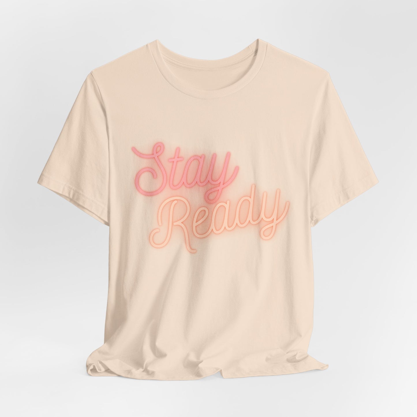"Stay Ready" Jersey Short Sleeve Tee