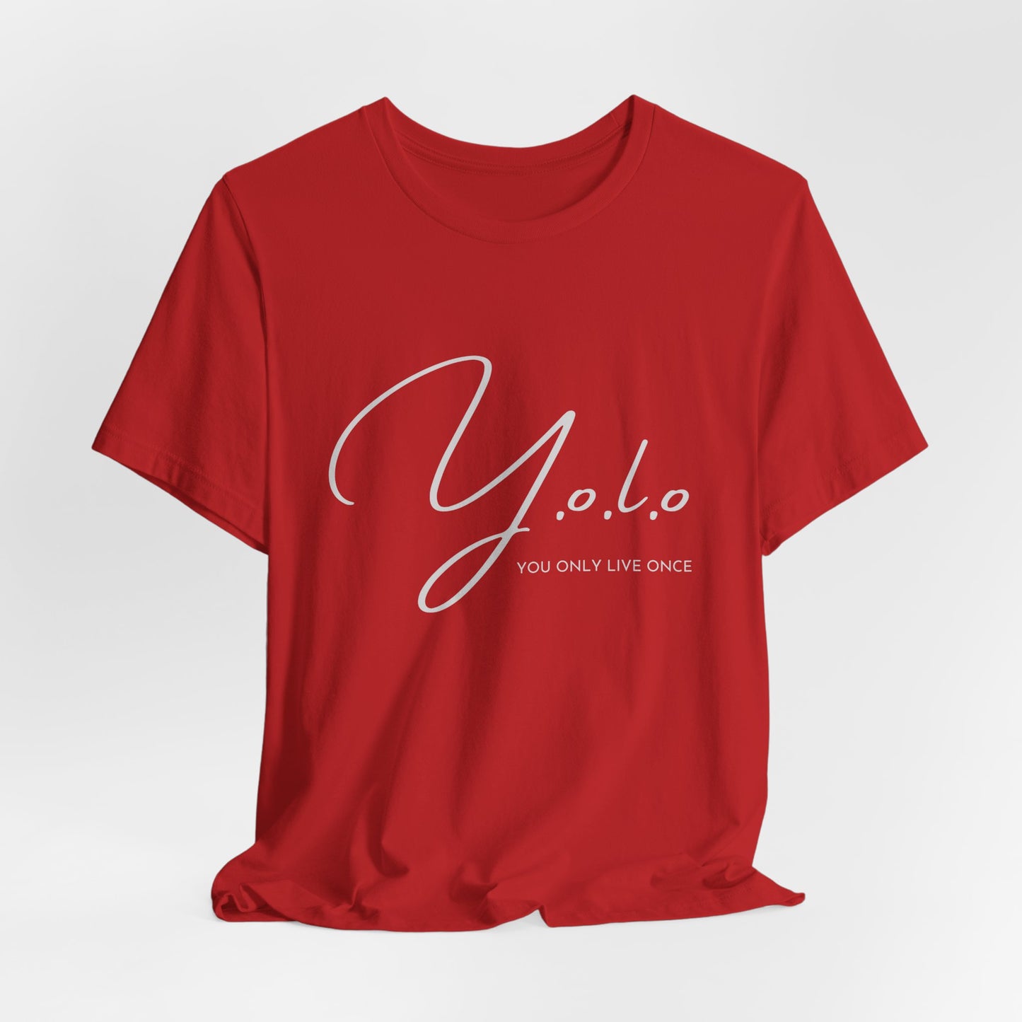 "Y.o.l.o"  Jersey Short Sleeve Tee