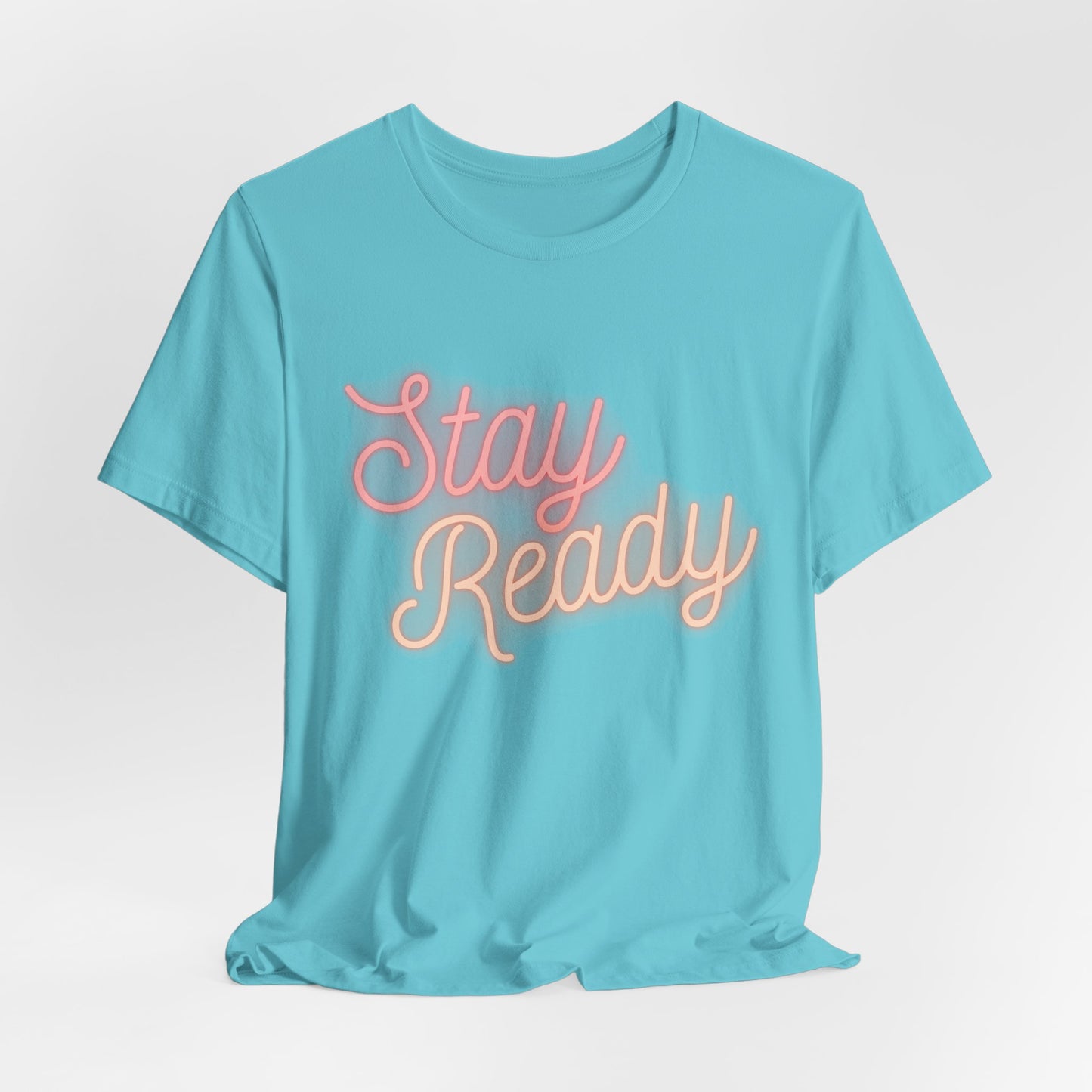 "Stay Ready" Jersey Short Sleeve Tee