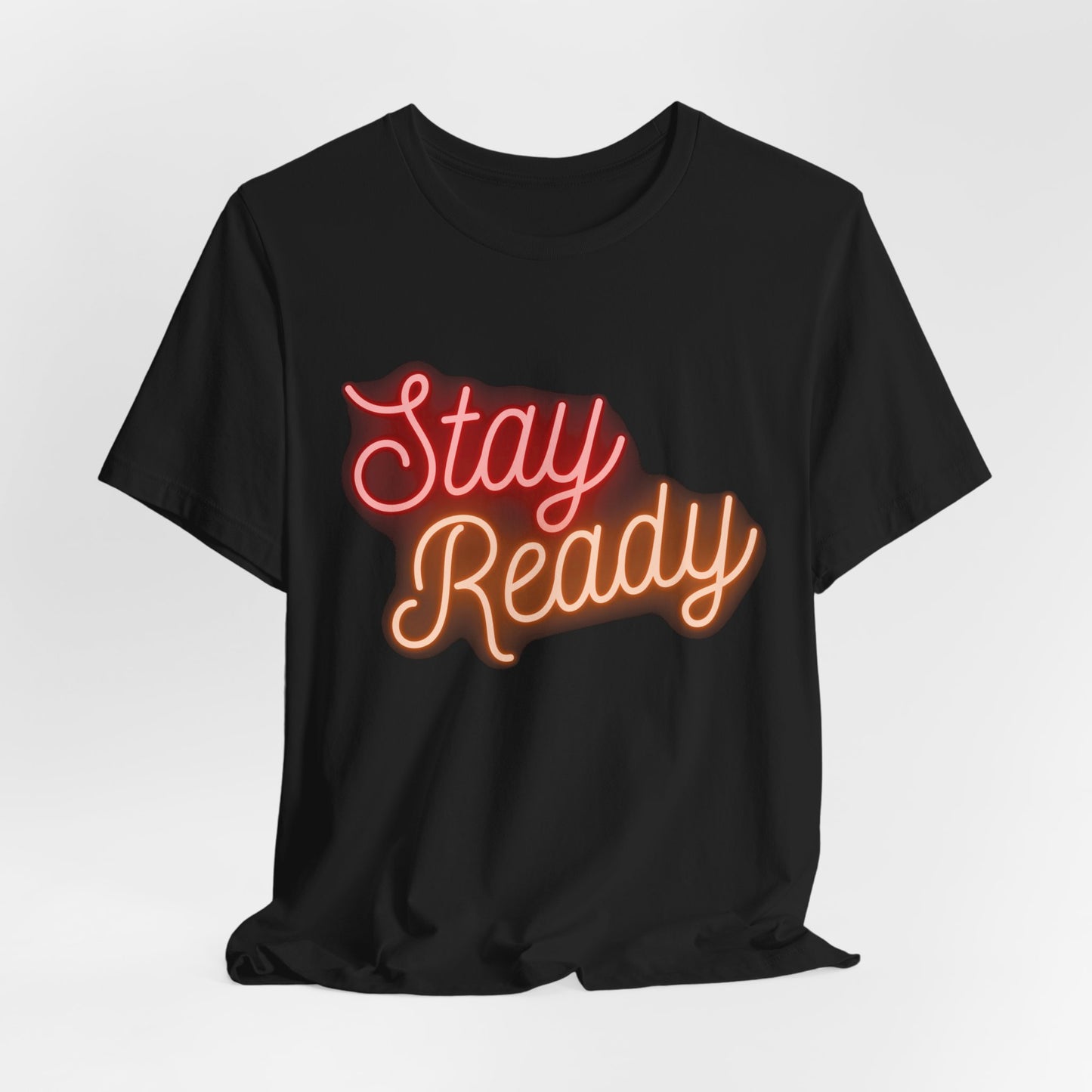 "Stay Ready" Jersey Short Sleeve Tee