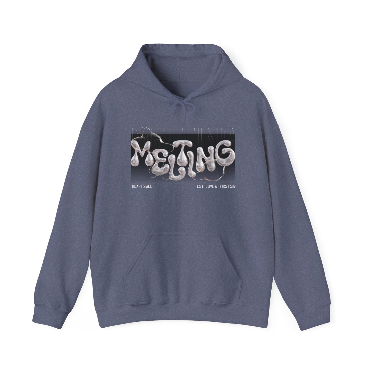 "Melting" Hooded Sweatshirt - Casual Streetwear