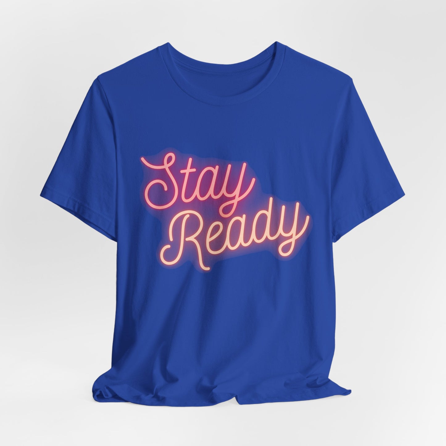"Stay Ready" Jersey Short Sleeve Tee