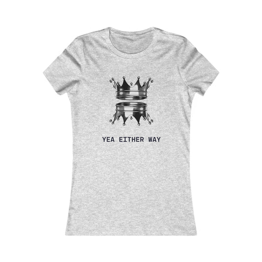 Yea Either Way Fitted T-Shirt