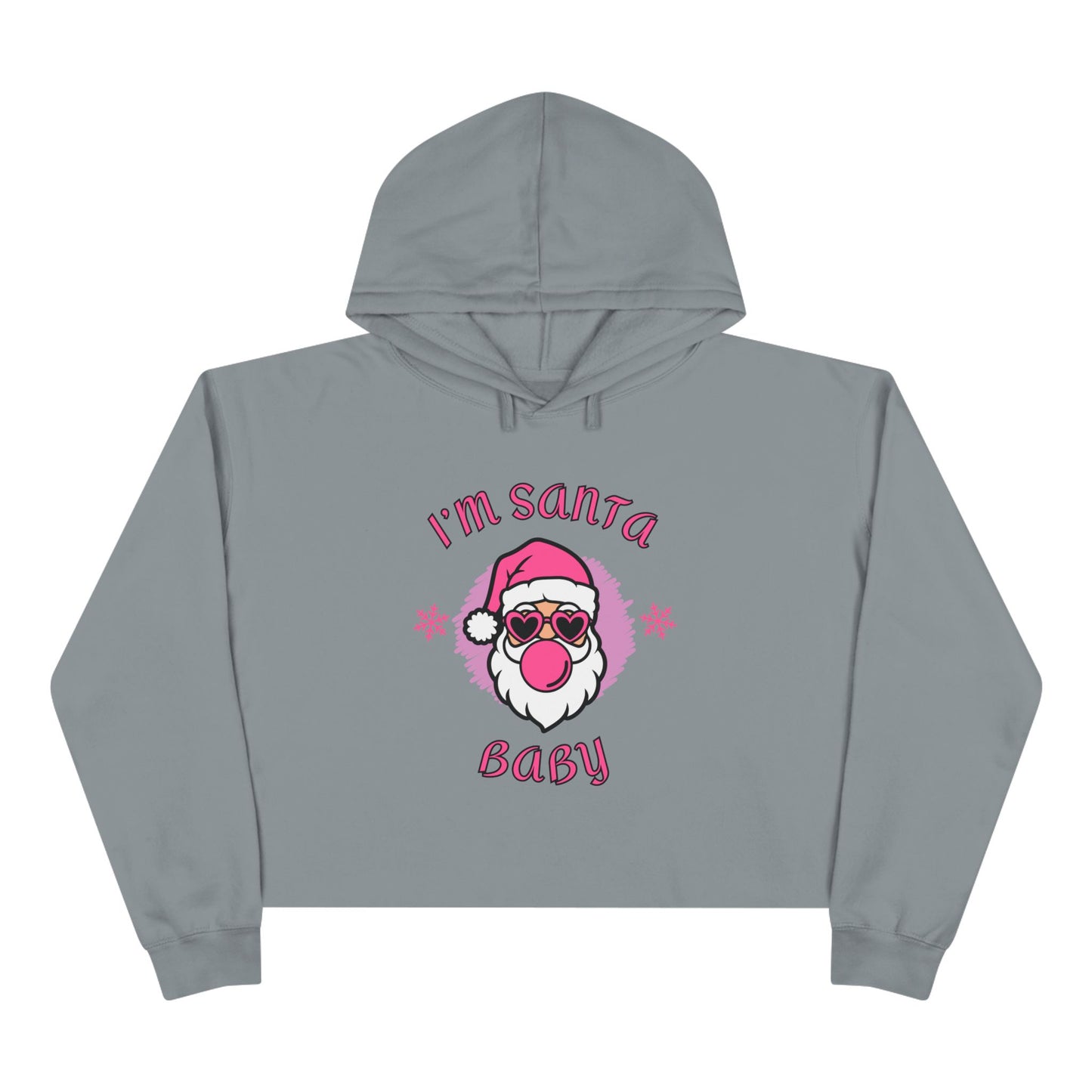 I'm Santa Baby Crop Hoodie